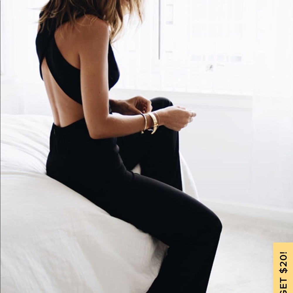 Thinking Outloud LuLu’s backless jumpsuit